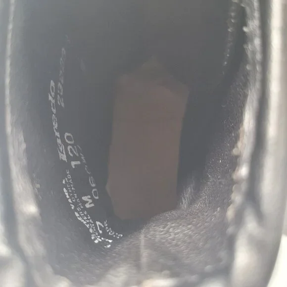 Laredo Kilte Roper Women's Black Leather Lace up Western Boots US Size 7M - Picture 8 of 12